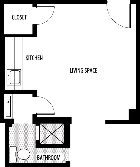 The Union - Featured - Bachelor Floorplan